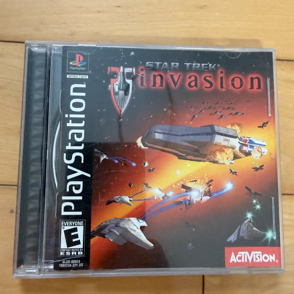 Activision Star Trek: Invasion for PlayStation - Black Case